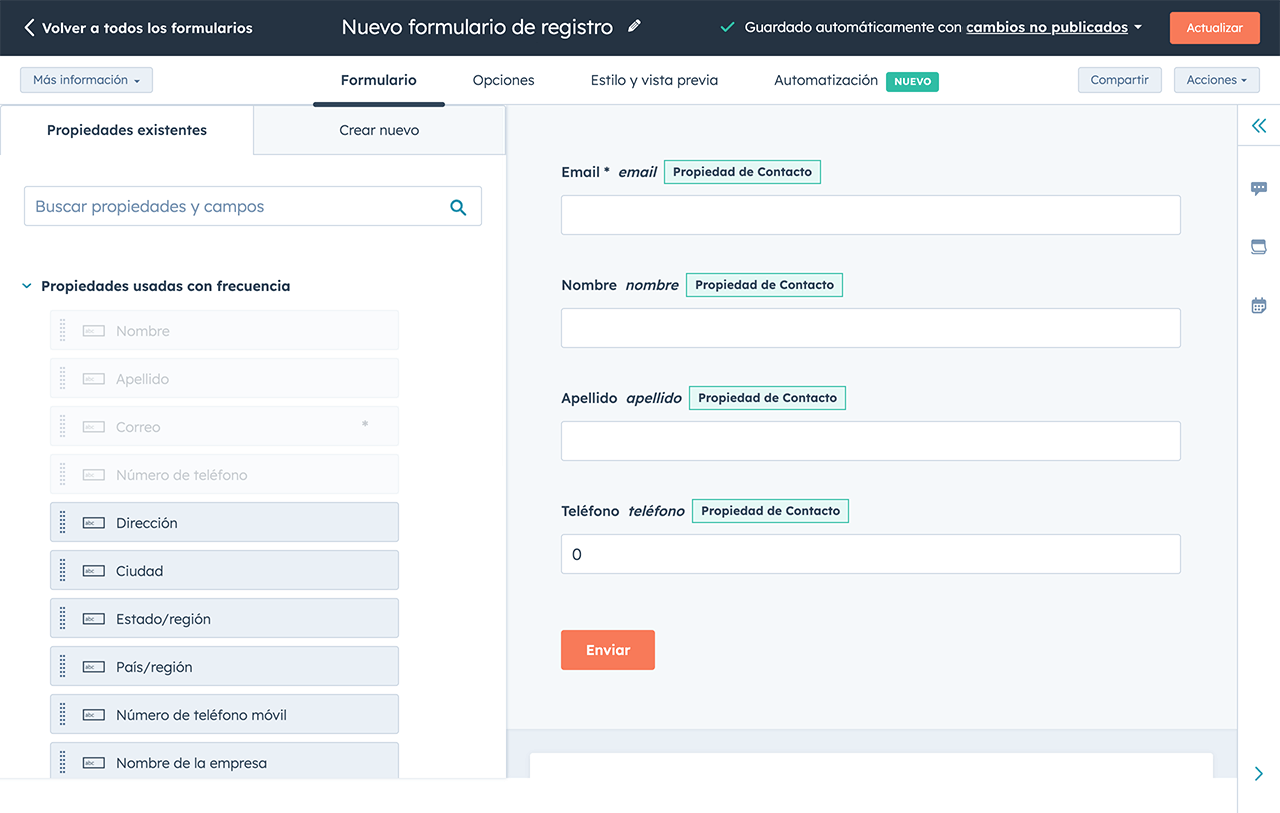 Crea formularios web gratis y f cilmente hubspot